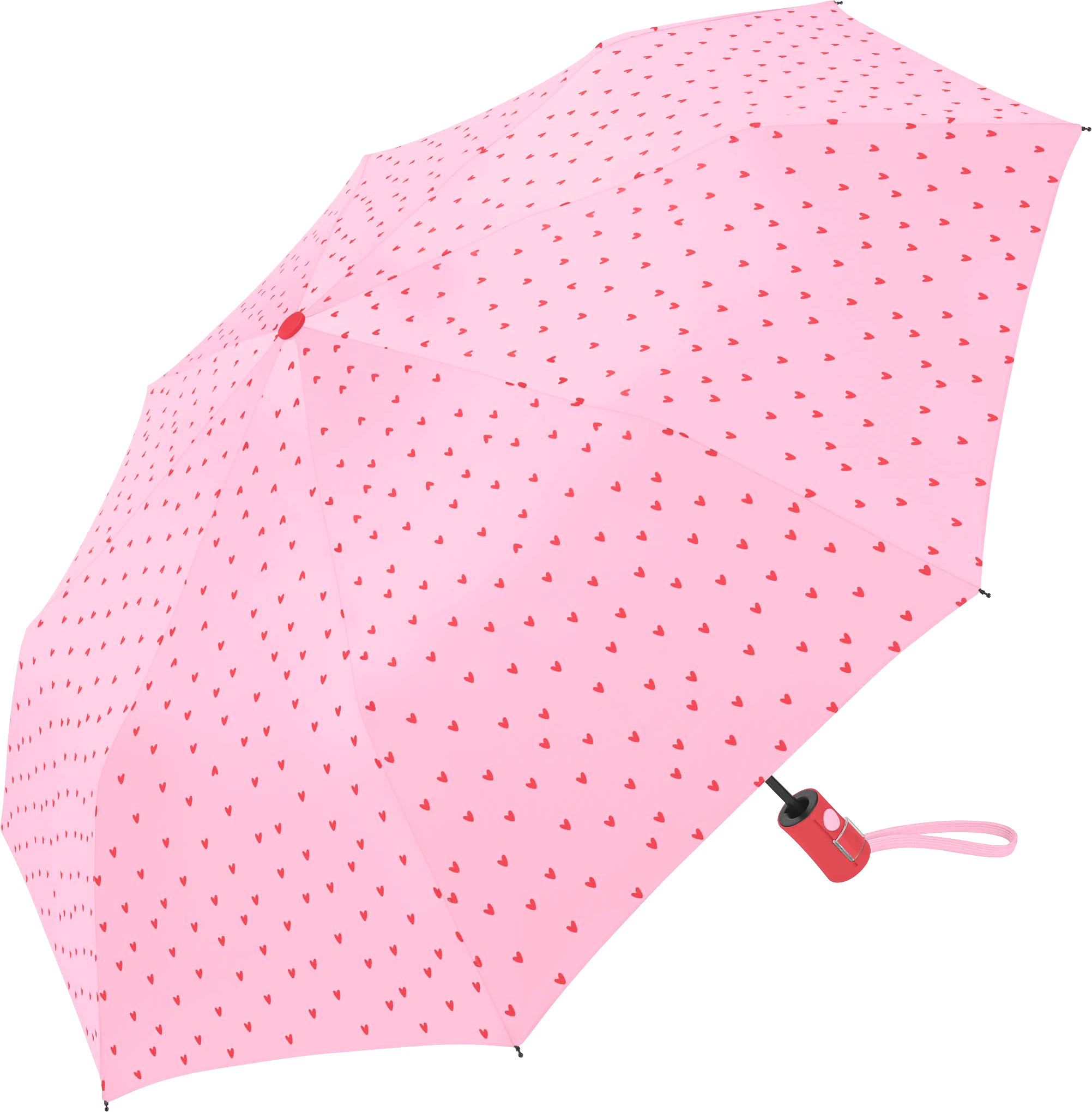 مظلة جيب أوتوماتيكية من بروفيسيمو بتصميم قلب، قطعة واحدة - Image 2